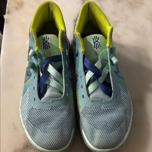 Nike Kyrie Sneakers - Blue and Yellow